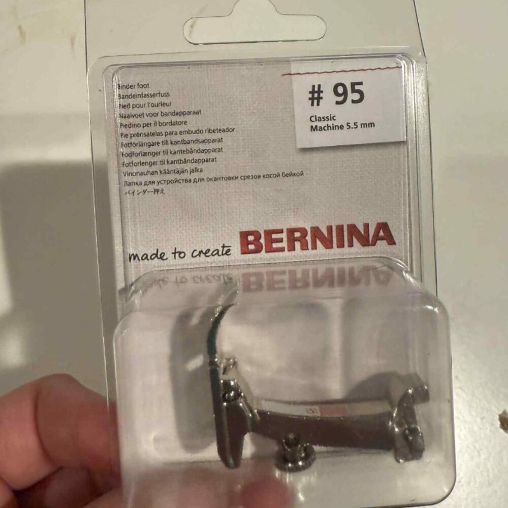 Bernina Classic Style Presser Foot #95 Binder Foot, 5.5mm Machine